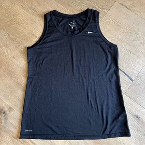 Nike black dri-fit tank top activewear